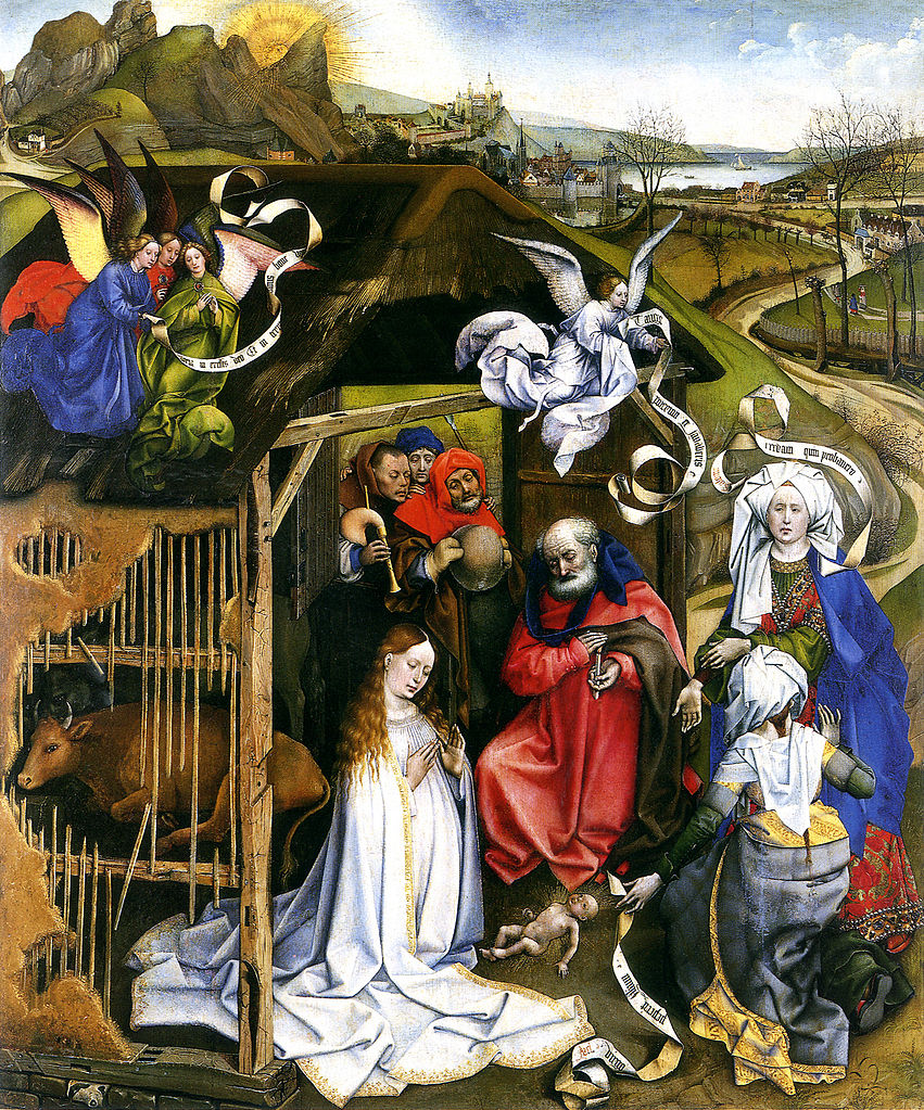 La Nativité par Campin 1420